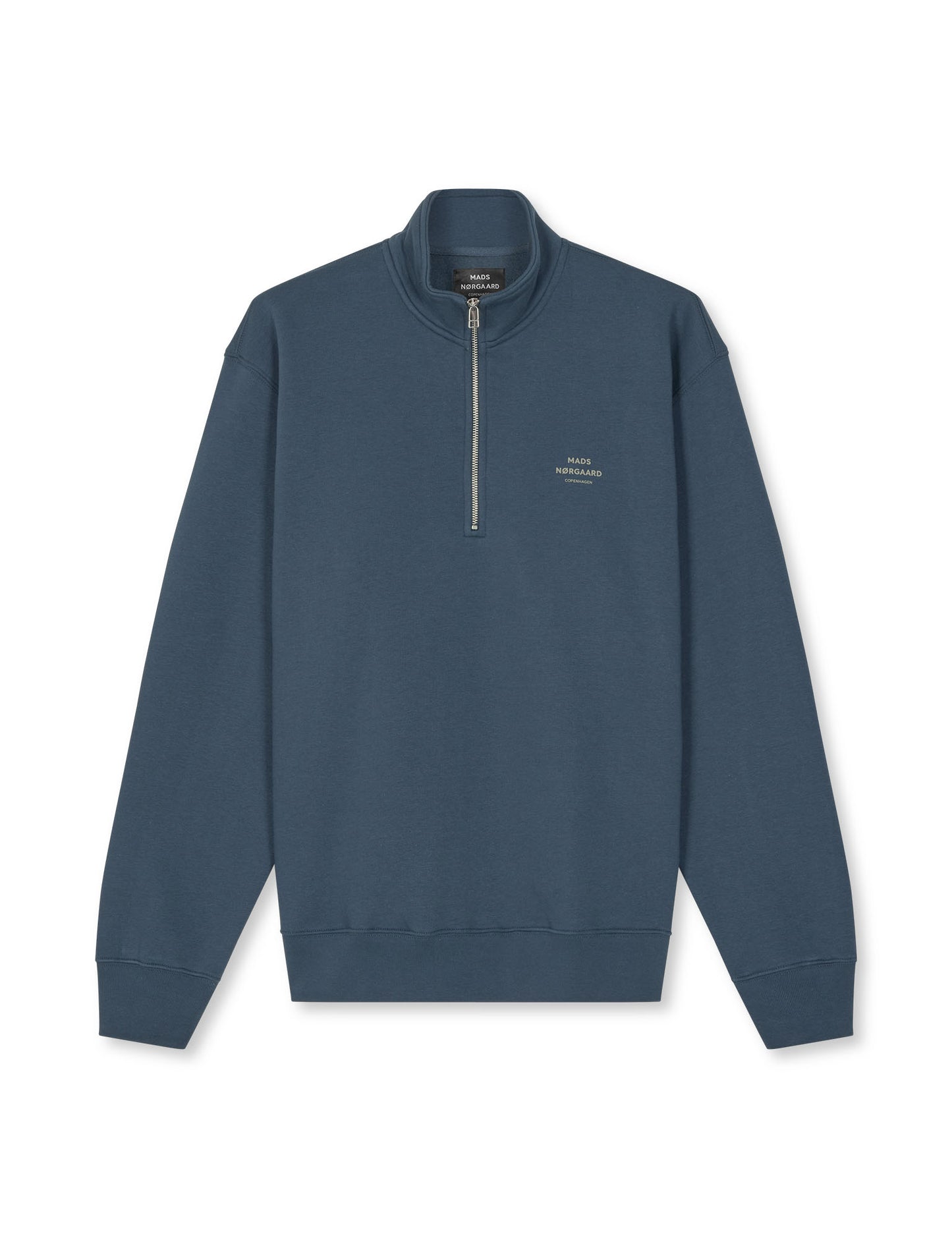 Standard Half Zip Logo Sweat, Midnight Navy