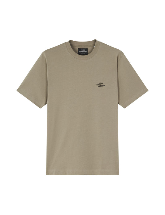 Cotton Jersey Frode Emb Logo Tee, Silver Sage