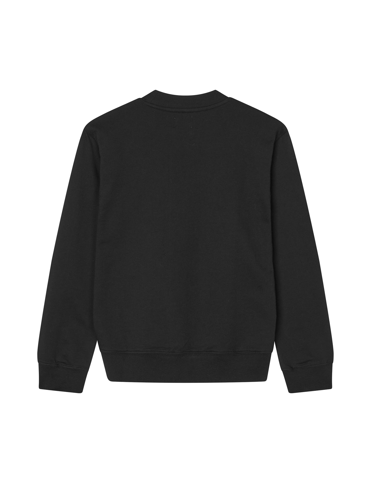 Light Terry Solo Sweatshirt, Black