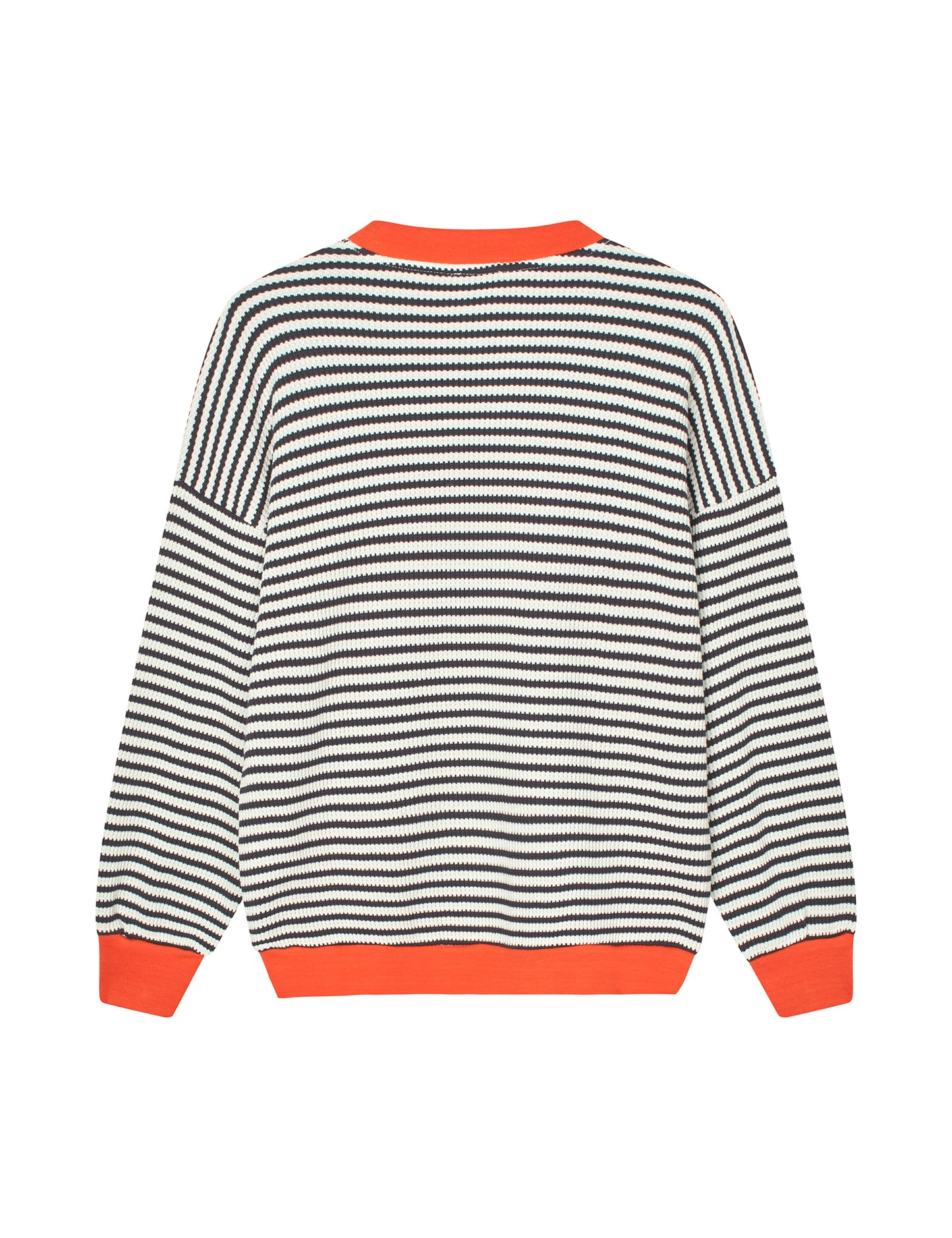 Slub Rib Helle Sweatshirt, Deep Well/Vanilla Ice