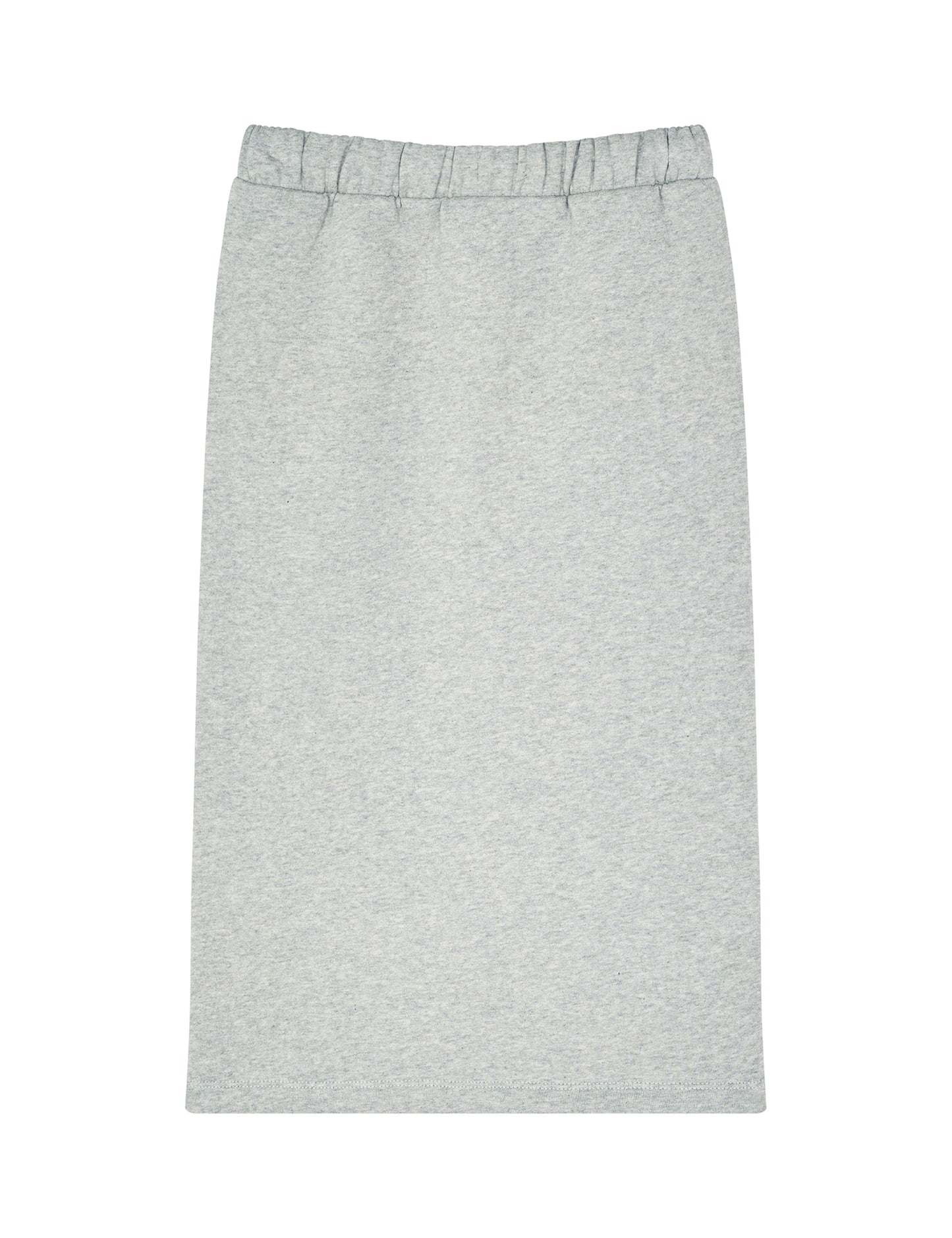 Organic Sweat Sheila Skirt, Light Grey Melange