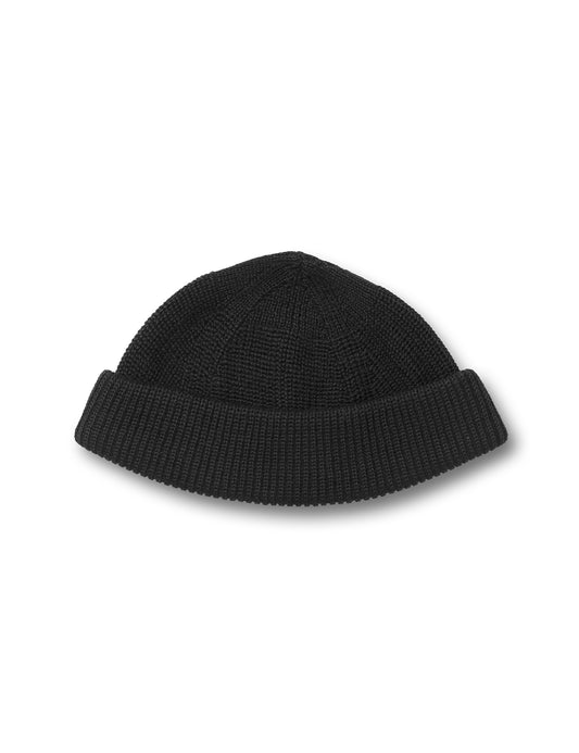 Wool Otto Beanie, Black