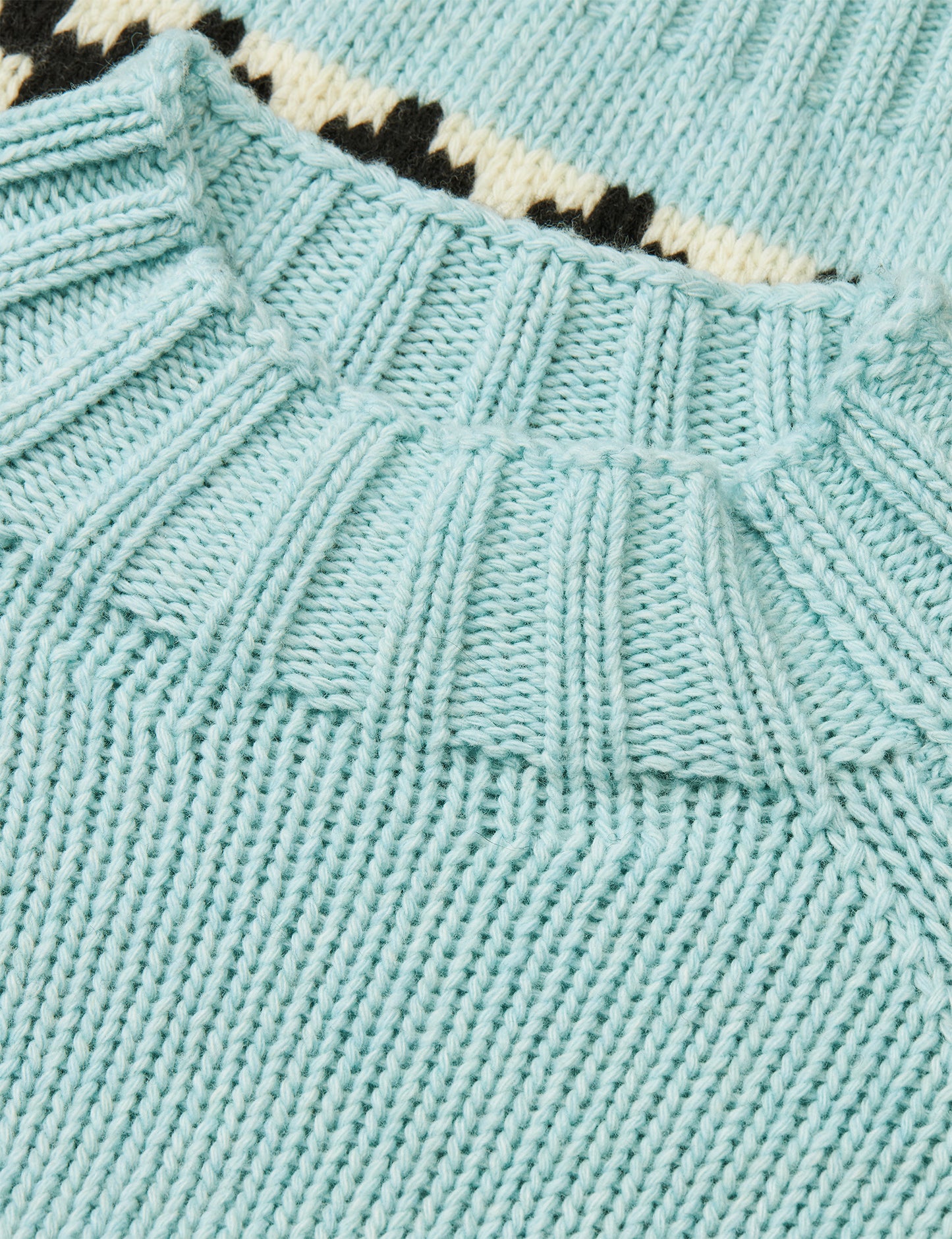 Recycled Iceland Bjarki Sweater, Iced Aqua