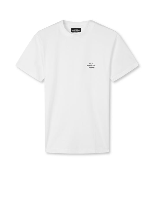 Cotton Jersey Frode Emb Logo Tee, White