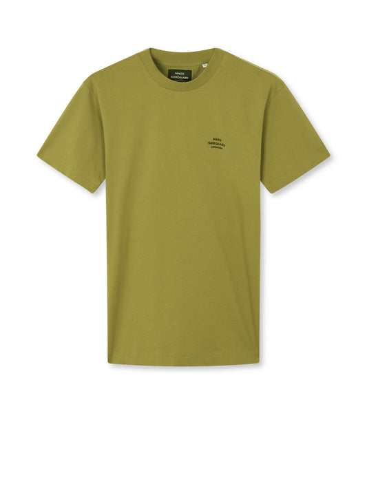 Cotton Jersey Frode Emb Logo Tee, Willow