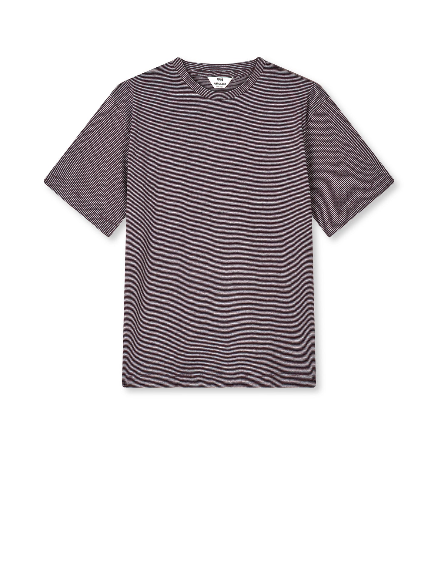 Crisp Jersey Dassel Tee, Plum Perfect/Iced Aqua