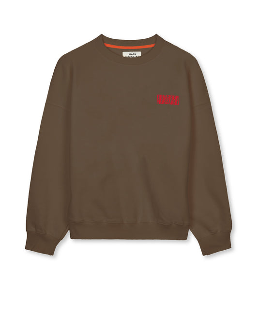 Organic Sweat Atli Sweatshirt, Teak