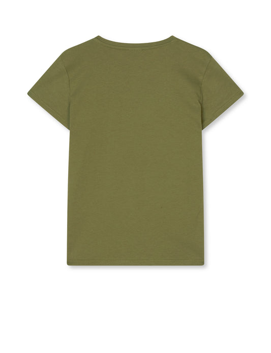 Single Organic Tuvina Tee, Martini Olive