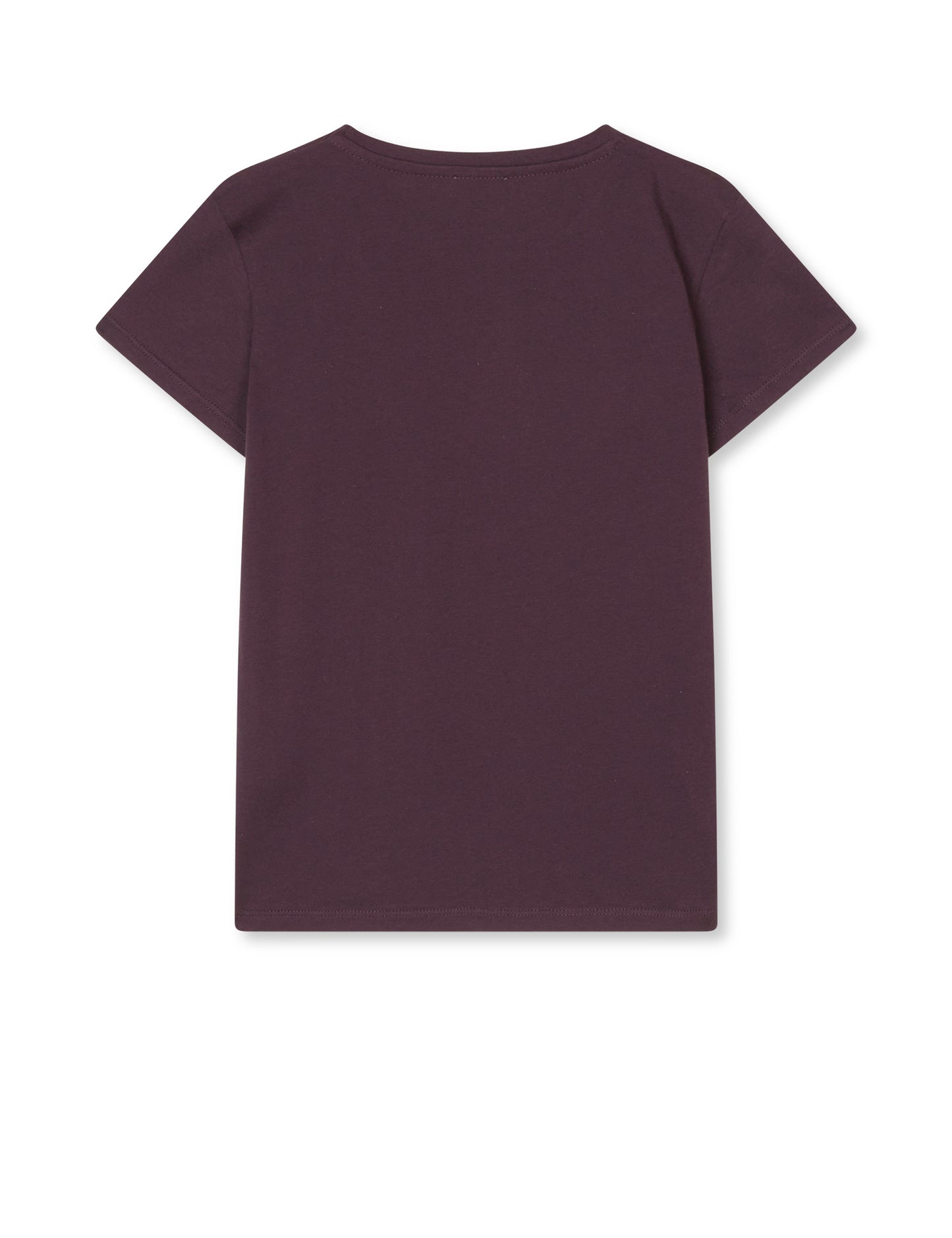 Single Organic Tuvina Tee, Plum Perfect