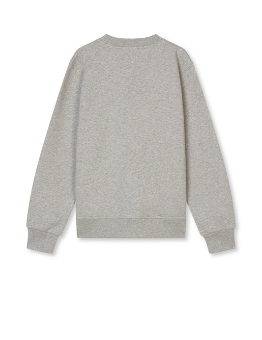 Organic Sweat Solo Sweatshirt, Grey Melange