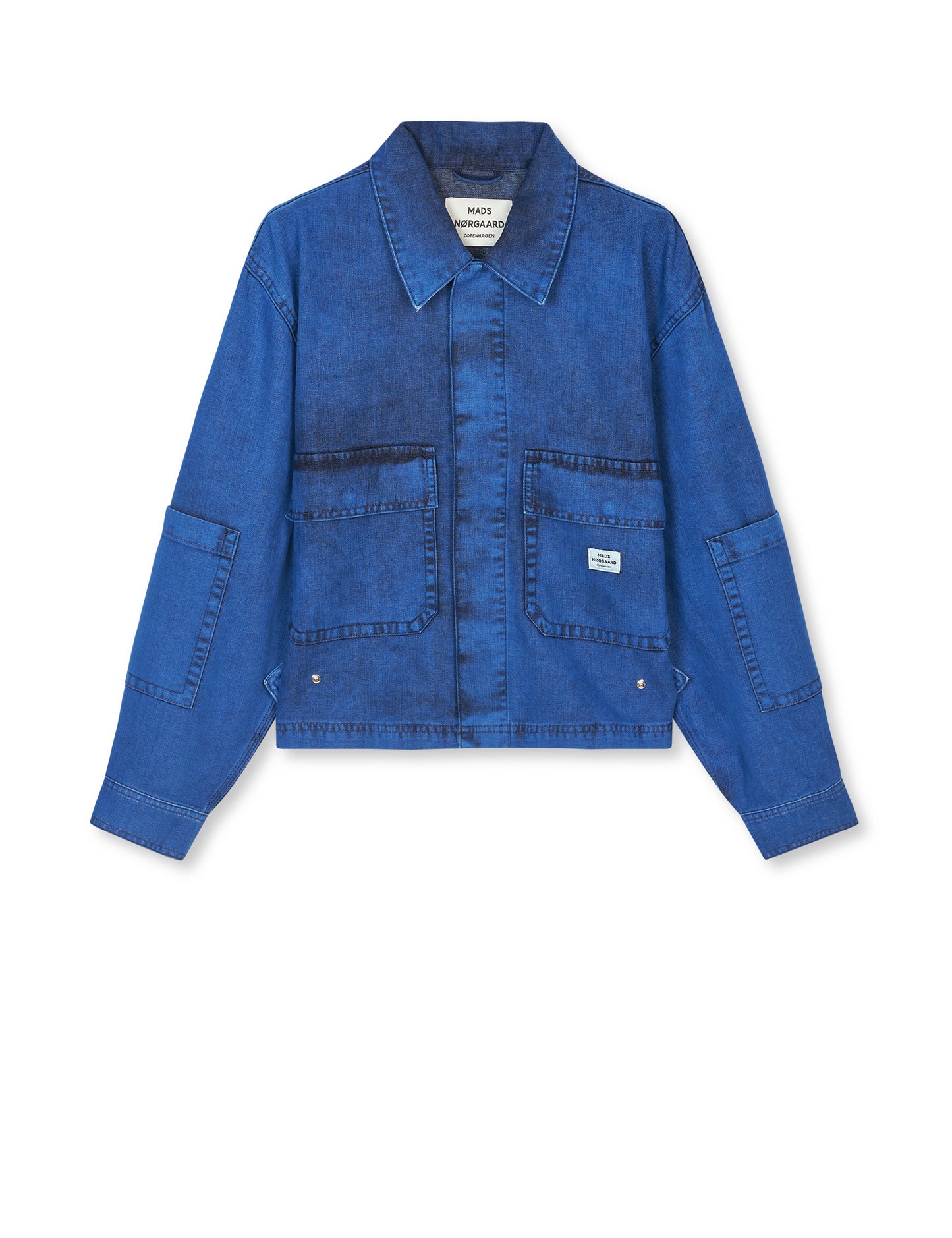 Soft Denim Soleil Jacket, Bluing