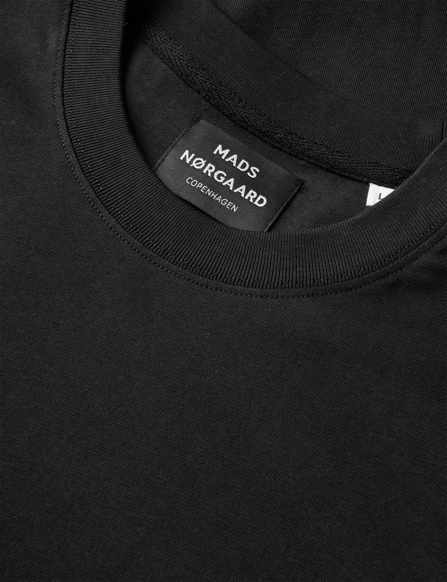 Cotton Jersey Frode Emb Logo Tee, Black