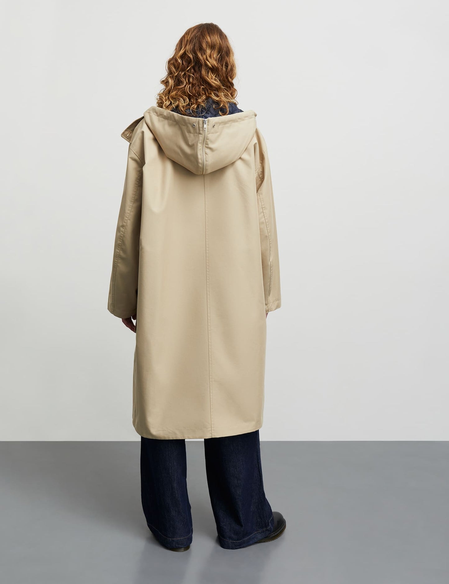 Cotton Tech Willow Parka Coat, Trench Coat