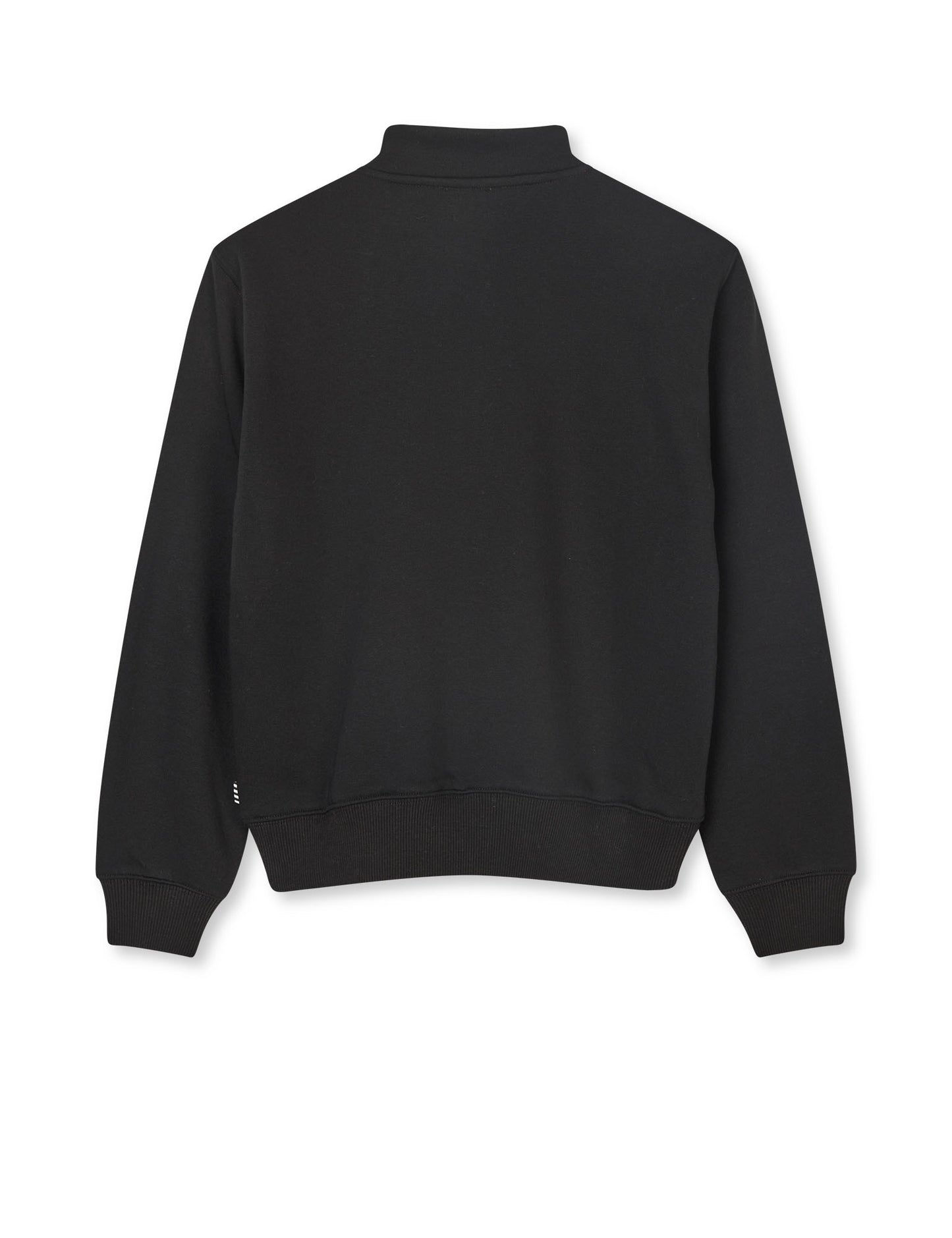 Mix Sweat Crewie Half Zip Sweatshirt, Jet Black