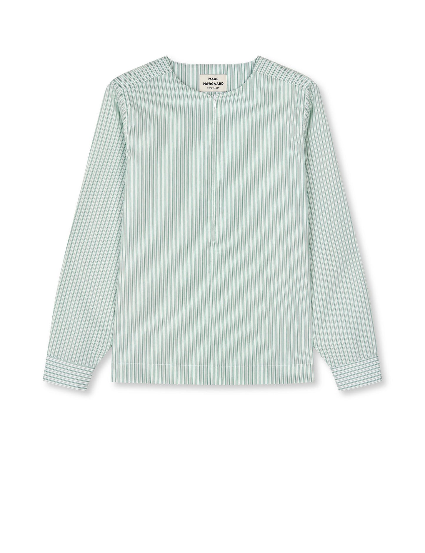 Poplinda Dana Shirt, Pinstripe/Verdant Green