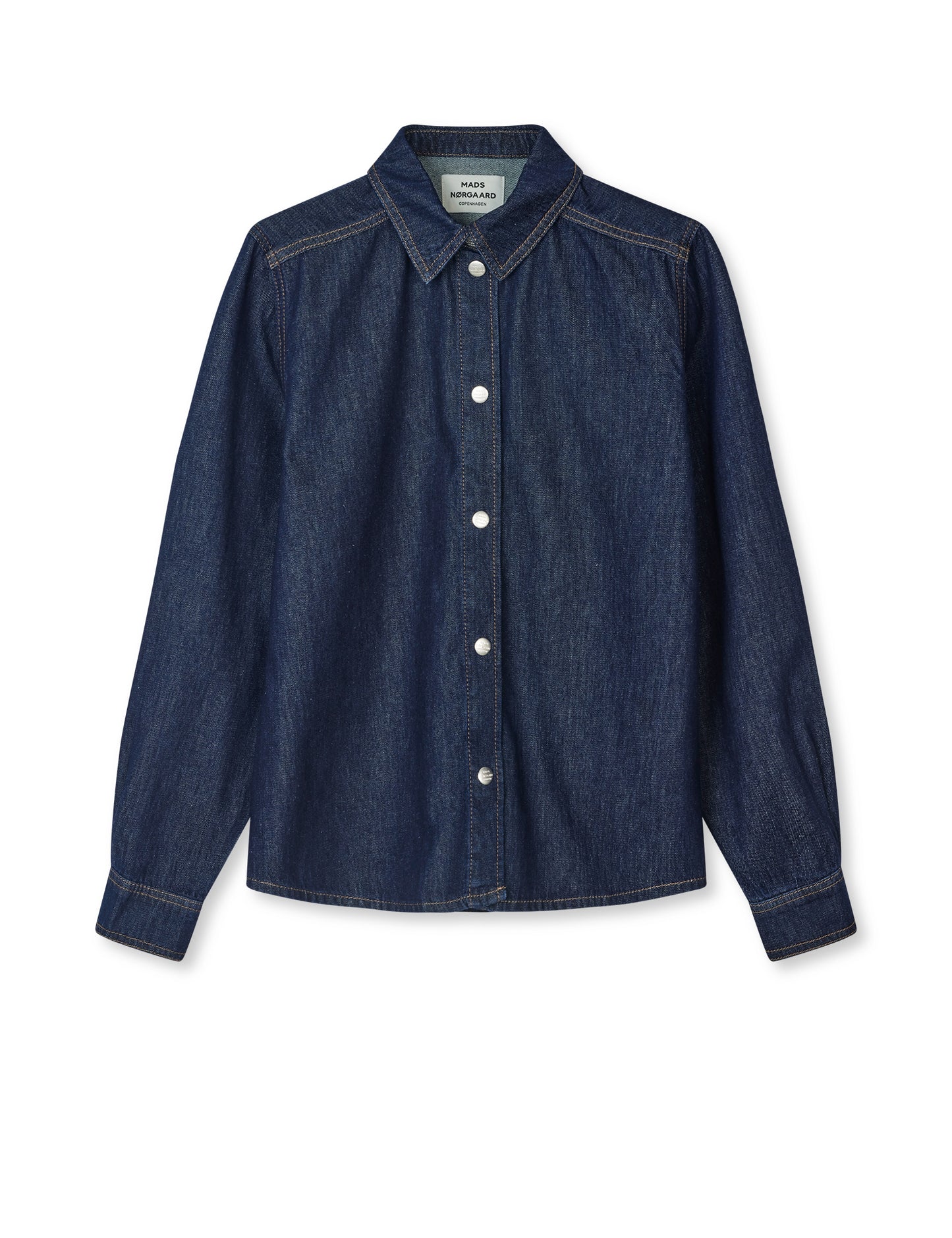 Cosy Denim Crane Shirt, Dark Indigo