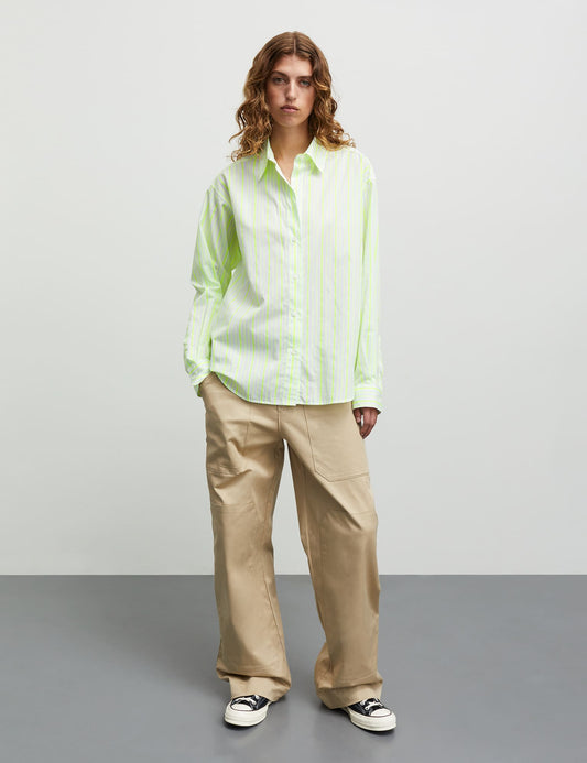 Neon Yarn Crelly Shirt, Love Bird Stripe