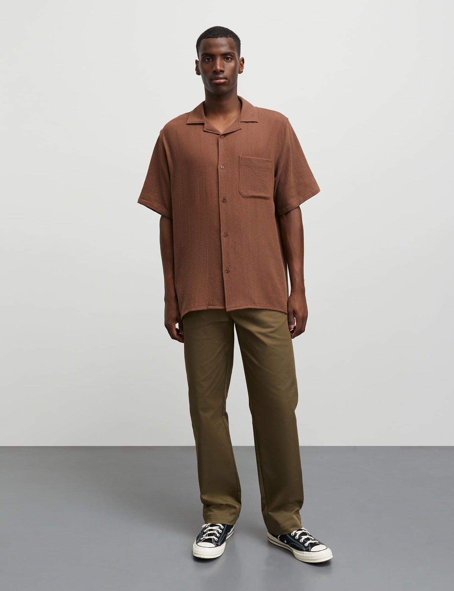 Texture Kenji Shirt SS, Chicory Coffee