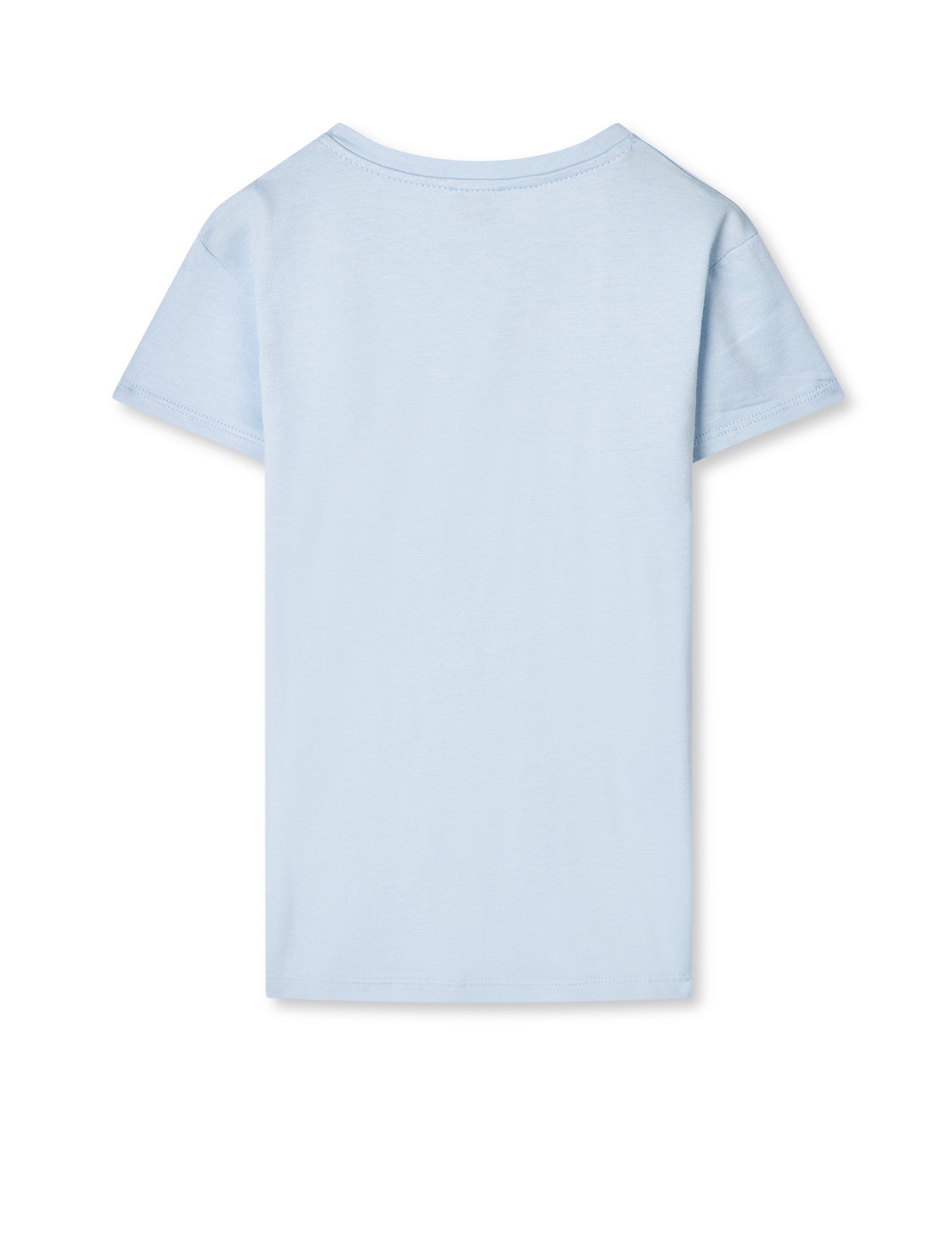 Single Cotton Tuvina Tee, Cashmere Blue